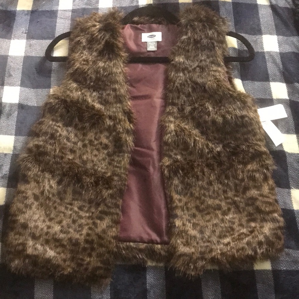 Faux fur vest